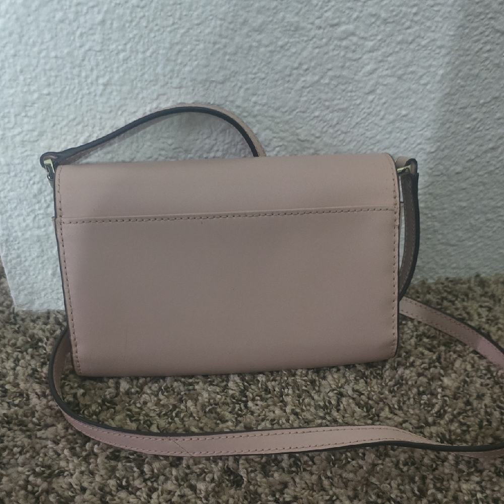 Kate Spade Blush Pink & Metallic Pink Aztec Crossbody Bag (EUC)(LIKE NEW)💕♠️💕 - Picture 12 of 12